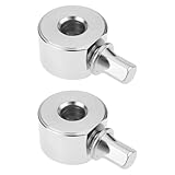 ECSiNG 2Pcs Bass Drum Beater Counterweight Steel Aperture 6.4mm for Most Drum Kit Pedals