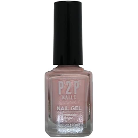 P2P Nails - Vegan Neutral Nail Gel Polish - Natural Shine Scratch Free Gel Polish - Quick Dry Nail Polish - Smooth Texture Nail Gel in Vibrant Colors. Cover
