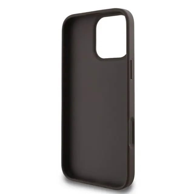 CG MOBILE Guess - Custodia rigida in pelle PU 4G con striscia inferiore