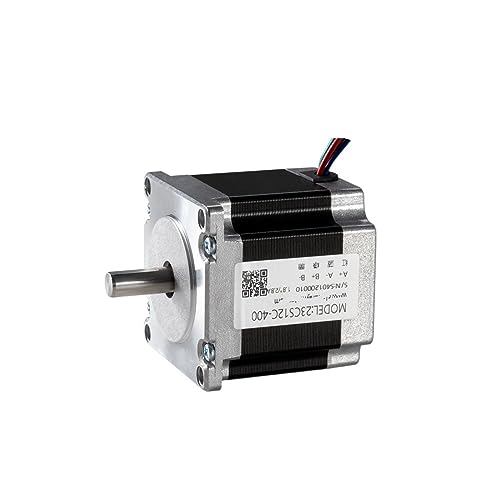Moteur pas à pas 1.3Nm 4.0A 23CS12C-400 arbre 8mm longueur 55mm pour robotique