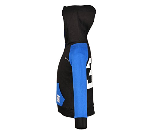Image of Gkidz Boys Full Sleeve Hooded Black Sweat Shirt(WWB-002-BLACK Black)