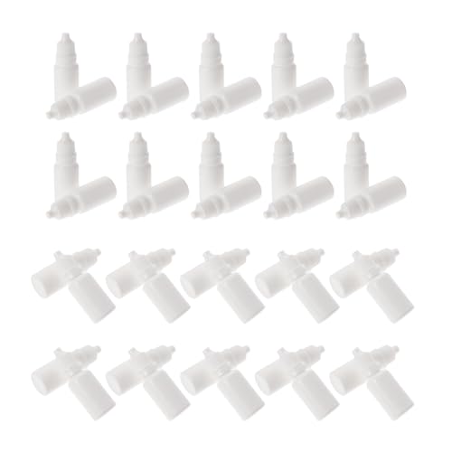 DOITOOL 50pcs Portable Drip Bottles Essential Oil Containers Travel Squeeze Bottle Set