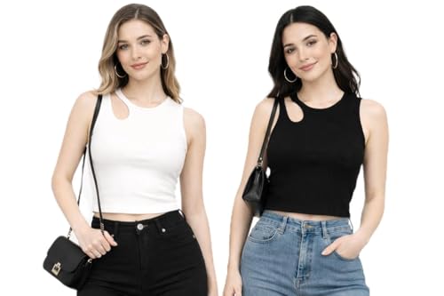 Image of Women's Stylish & Premium Cotton Tank Top & Crop Top for Women