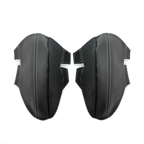 Geephong Pour BMW G87 M2 G80 G81 M3 G82 G83 M4 F90 M5 F92 M8 – Protection de traversin latéral en carbone – Housse en cuir véritable avec fermeture...