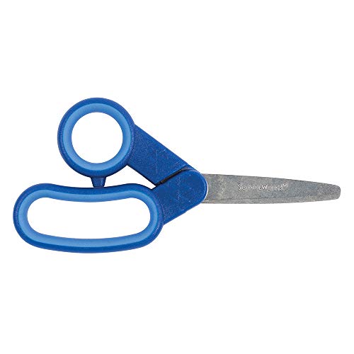 SchoolWorks 105580-1002 Back to School Supplies Kids Scissors Squishgrip Blunt-tip, 5 Inch, Color Received May Vary