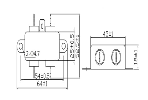 Filtro de potencia monofásico CW1B-6A-T 05 supresor de interferencias electromagnéticas 3
