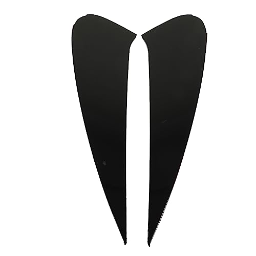 Spoiler d'aération latérale en ABS Premium fini noir brillant pour pare-chocs arrière