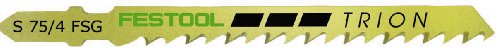 Preisvergleich Produktbild Festool Stichsägeblatt für Holz S 75 / 4 FSG 5X (Schnitttiefe 55mm, gewelltes Blatt), 499476, 5er Pack