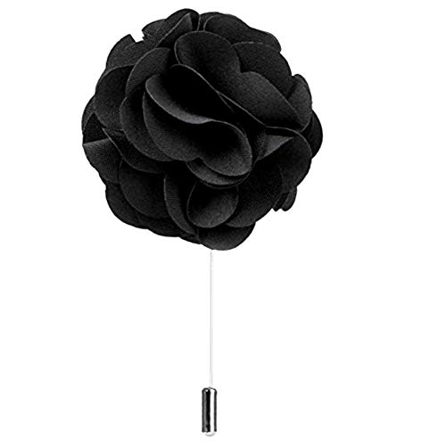 RainbowBeauty Los Hombres se adaptan Ojal Negro Pin de la Solapa Hechos...