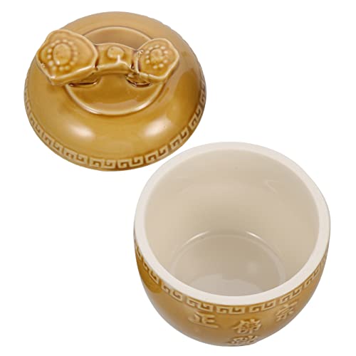 Holibanna Olla de Cerámica Resistente al Calor con Tapa para Guisos y Sopas para Cocción Uniforme y Conservación de Calor Cocina