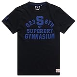 Superdry Herren Vintage Athletic Tee T-Shirt, schwarz, S