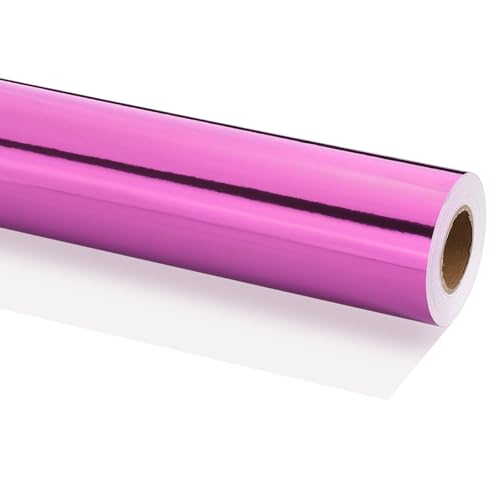 Papier cadeau rouleau violet mat 120 GSM pour cadeau Noël et mariage