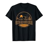 Vintage Winston-Salem North Carolina Mountain Hiking Print T-Shirt