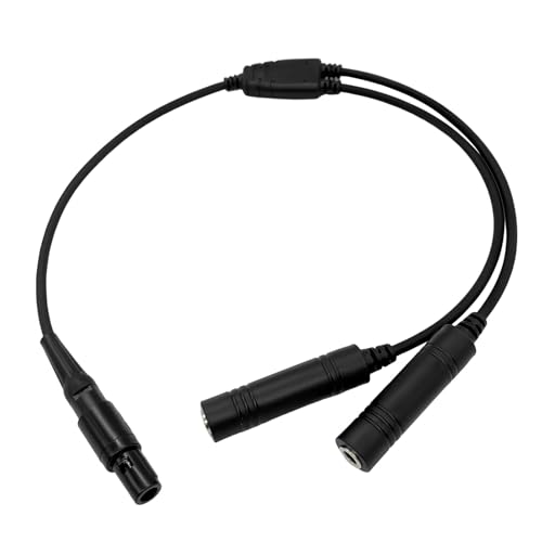 Double prise GA vers Lemo 6 broches adaptateur pour résoudre les conflits de prise casque