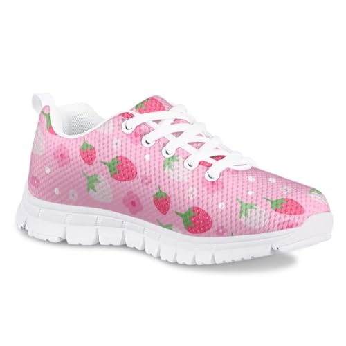 Pink Girls Sneakers Kids Lightweight Breathable School Athletic Running Walking Shoes4