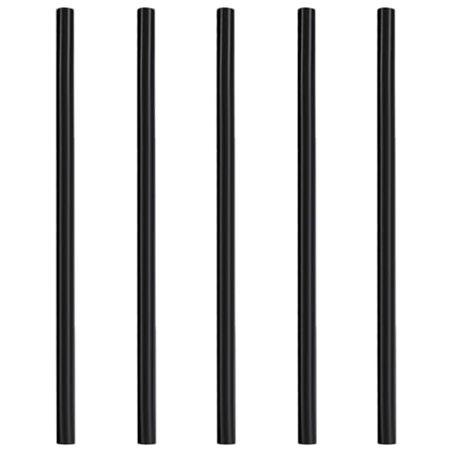 POPETPOP Lot de 5 Stylos Marqueurs Noirs en Bois pour Peinture sur Verre et Papier, Polyvalents et Légers, pour Marquage et Amélioration de L'efficacité Travail