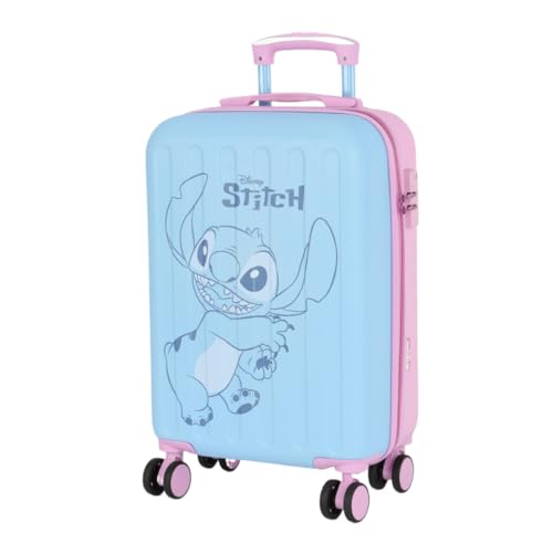 Mala de Bordo Stitch e Angel Dupla Face MF10482SC0200 Luxcel