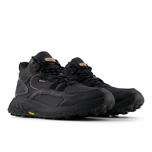 New Balance New Balance Men's Fresh Foam X Hierro Mid V1 Trail Running Shoe, Black/Castlerock/Phantom, 7.5 W