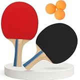 Storio Table Tennis Play Set for Kids & Adults | 2 Bats & 3 Balls | Compact Table Tennis Kit with 25cm Height & 15cm Beam Width | Indoor & Outdoor Fun Game Set