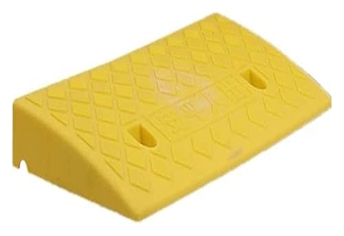 Rampas de umbral alto de 5 cm con almohadilla triangular antideslizante de plástico para bicicleta y motocicleta, tamaño 50 x 22 x 5 cm, color natural miniatura 1