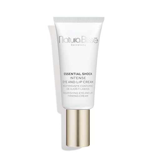 Natura Bissé Essential Shock Intense Eye And Lip Cream | Contorno de Ojos y Labios Reafirmante con Aceite de Rosa Mosqueta, Vitamina E y Aminoácidos de Colágeno y Elastina | 15 ml