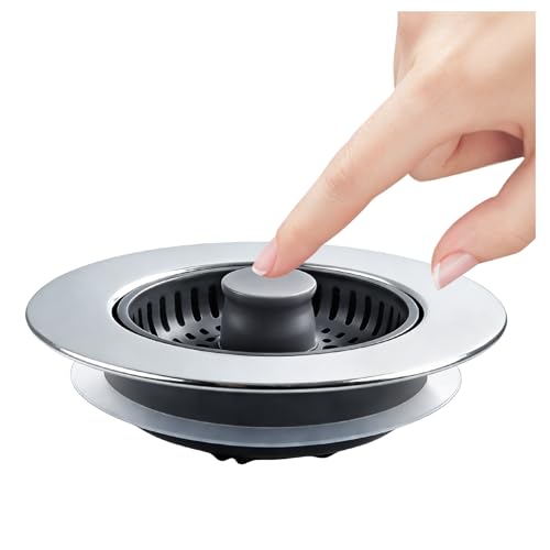 Colador y tapón para fregadero 3 en 1 miniatura 5
