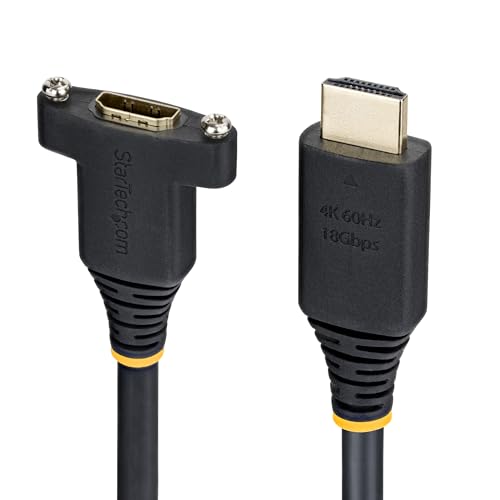 Cable Alargador HDMI Alta Fidelidad TrueHD 7.1 con Conector de Panel de 2 Metros