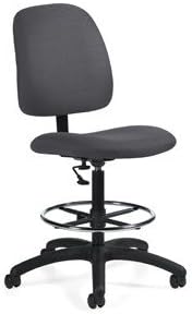 Goal Armless Drafting Pneumatic Task Chair Color: Stone