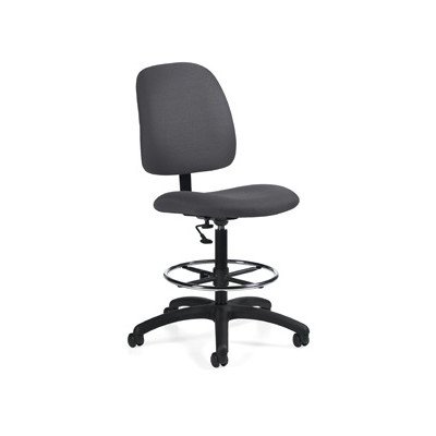 Goal Armless Drafting Pneumatic Task Chair Color: Stone
