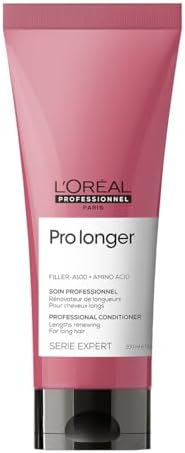 L’Oréal Professionnel | Pro Longer Conditioner | Reduces Breakage & Appearance of Split Ends | With Filler-A100 and Amino Acid | For Long Hair with Thinned Ends | SERIE EXPERT | 200ml