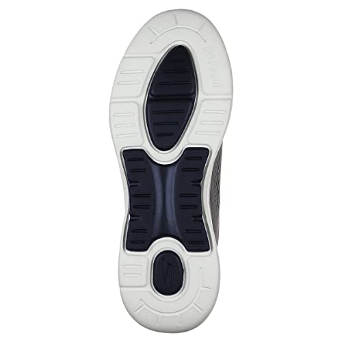 Image of Skechers Men's Go Walk Arch Fit Mesh Lace-Up | Arch Fit Removable Insole, Ultra Go Cushioning, Comfort Pillar Technology, Breathable Mesh Upper, Machine Washable