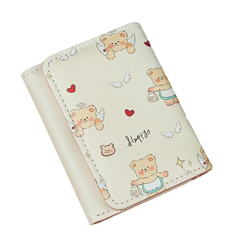 Cute Small Wallet for Women, Kawaii Trifold Coquette Stuff Y2k Accessories Card Holder Aesthetic Card Cases Purse (Type-A)