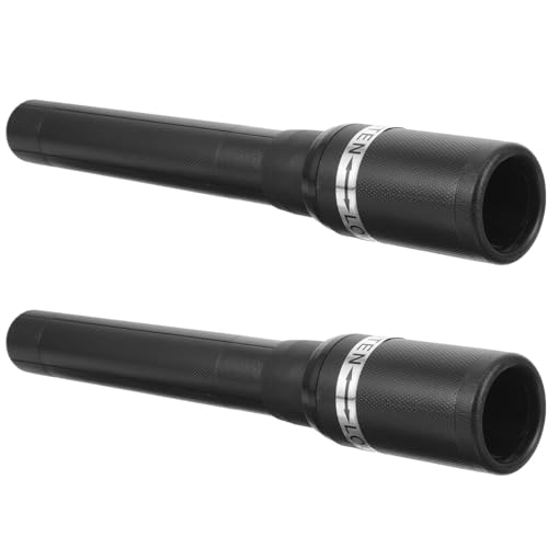 NOLITOY 2 Piezas Extensor de Taco de Billar 2 Piezas Negro Mango de Extensión de Plástico Resistente Alargador Compacto para Tacos de Billar Extensión Accesorio para Juegos de Pool