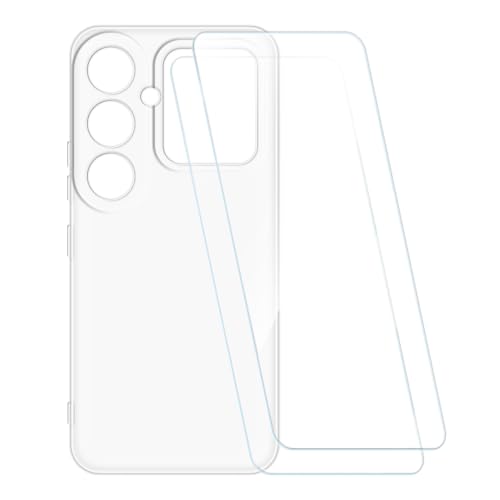 Oukitel P2 Plus 5G�ƌ݊��������� �����K���X�ƃP�[�X (�N���A) | 6.7" �v�����g�\�t�g�J�o�[��2������X�N���[���v���e�N�^�[�t�B�����A�Ϗ����E���g���N���A�V�[���h
