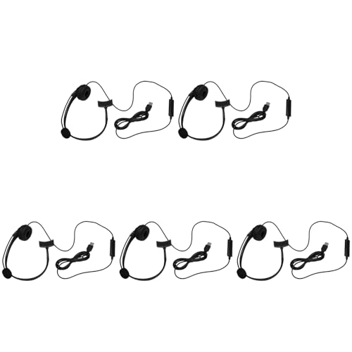 Casque USB centre d'appel suppression du bruit micro monaural pour ordinateur