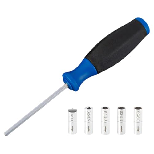 Internal Nozzle Spoke Wrench, Screwdriver for Spoke Nozzle | Internal Wheel Spoke Nozzle Connection Tool | Nipple Insert Controller Tool for b