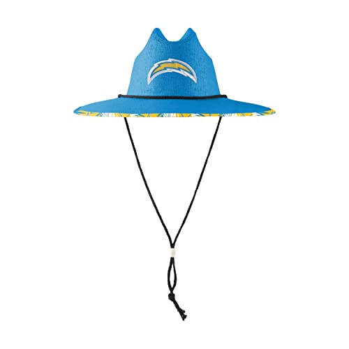 Image of FOCO Los Angeles Chargers NFL Team Color Straw Hat