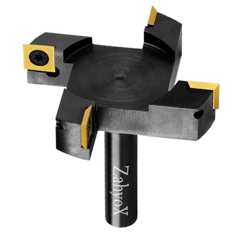 ZahyoX Spoilboard Surfacing CNC Router Bit, 1/2 Inch Shank, ...