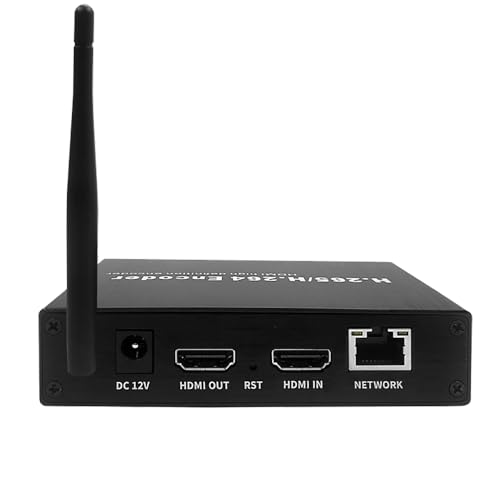 Exvist H.265 1080p Wifi Hdmi Codificador De Video Con Bucle Hdmi, Codificador Hdmi Para Transmisión En Vivo A Youtube Con Ranura Para Tarjeta Sd Exvist H.265 1080p Wifi Hdmi Codificador De Video Con Bucle Hdmi, Codificador Hdmi Para Transmisión En Vivo A Youtube Con Ranura Para Tarjeta Sd