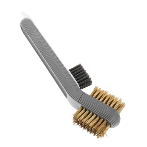 Cabilock Home Cleaning Brush Stove Rotatable Wire Brush Long Handle for Kitchen