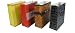 Pixel Miner Style Gift Bag 4-Pack, Four Fun Gift or Party Favor Bags Featuring Pixel Chest, Pixel Gold Block, Pixel TNT, and Pixel Endermonster - Perfect for Holiday Gifts or Birthday Party Supplies