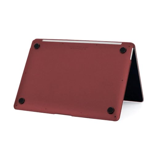 Image of Red Lemon Ultra Thin Matte Hardcase Case Cover for M1 MacBook Air 13 inch M1 A2337 A2179 [2020 2019 2018 Release] M1 A2337 A2179 A1932 with Retina Display Touch id (Wine Red)