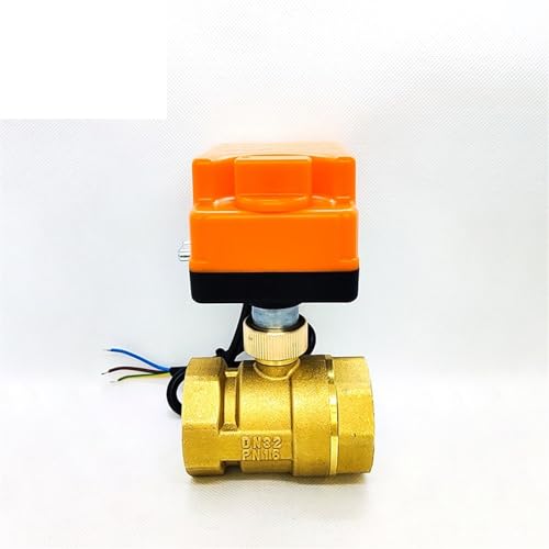 Vanne à bille électrique en laiton 220VAC commande manuelle de secours - 2