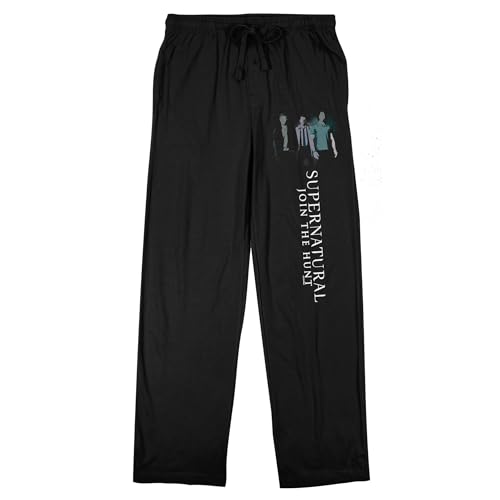 Bioworld Supernatural Join The Hunt Men's Black Sleep Pajama Pants