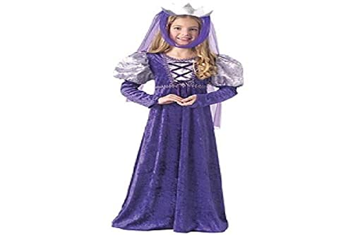 Rubies Disfraz de Reina medieval para niños, infantil 3-4 años ( 67195-S)