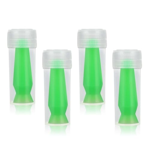 4 Outils Applicateur Retrait Verres Scléraux Silicone Vert avec Étui