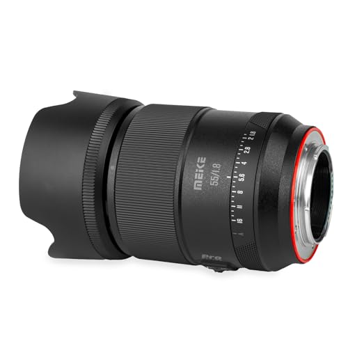 Image of Meike 55mm F1.8 Pro STM Full Frame Autofocus Lens for Sony E-Mount, High Resolution 8K Video Prime Lens, Compatible with A7IV /A7R IV /A7SIII /A9 /A7CII