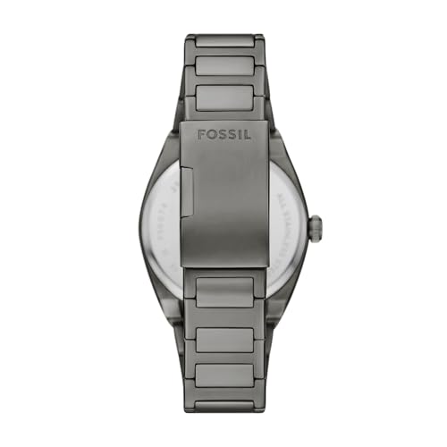 Image of Fossil Men's Everett Quartz Stainless Steel Watch, Three-Hand Watch for Men