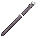 THEAGE Leather Watch Band Straps - Quick Release - Replacement for Mens or Womens Choose Color and Width 14mm, 16mm, 18mm, or 20mm (20mm, Gray/Sliver)
