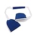 Adults Weight Shoulder Arm Sling Brace Immobilizer for Arm-Shoulder Dislocations - Universally Sized, Breathable Material - Shoulder Support Belt Blue White